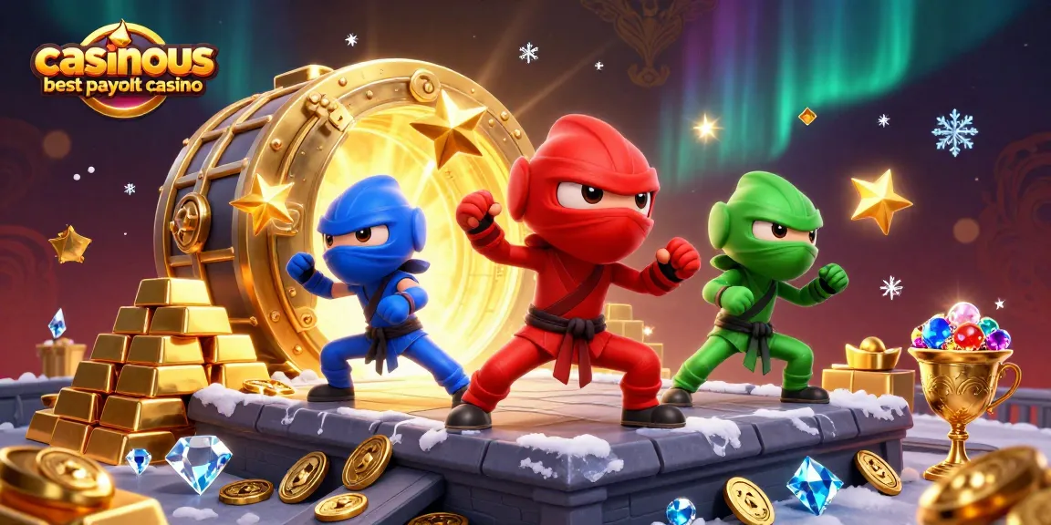 Experience thrills at casinous best payout casino with chameleon ninjas and dazzling treasures.