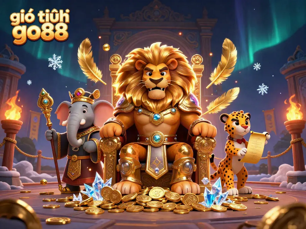 Engaging illustration showcasing giới thiệu go88 with dynamic characters and captivating elements representing online gambling.